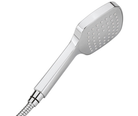 Rain Flow Square Hand Shower With Rubbit Bit Clean